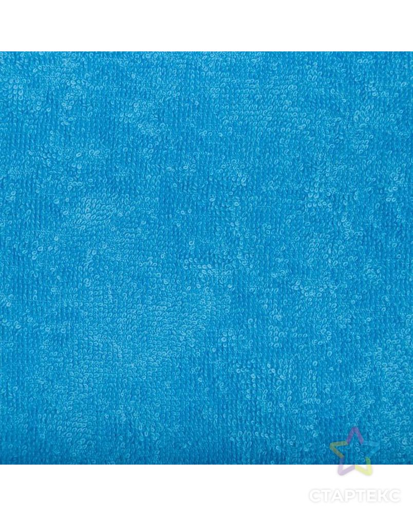 Полотенце подарочное Экономь и Я «Дед Мороз» 30х60 см, цвет голубой, 100% хл, 320 г/м2 арт. СМЛ-182311-1-СМЛ0007110930