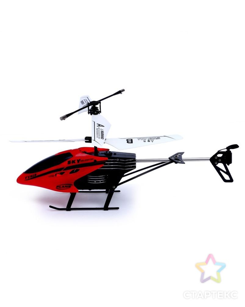 Вертолет радиоуправляемый «Пилотаж», работает от батареек, цвет красный арт. СМЛ-198639-1-СМЛ0007111375 2