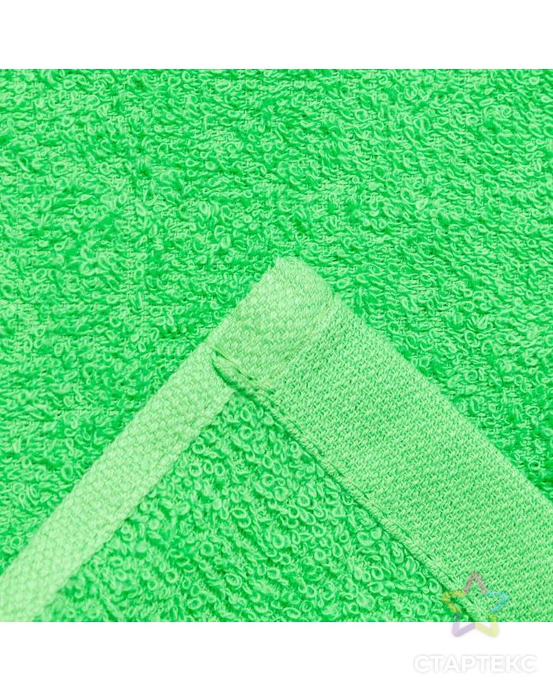 Полотенце махровое НИКА 60х130 см, зелёный, хлопок 100%, 300г/м2 арт. СМЛ-155491-1-СМЛ0007111933 3