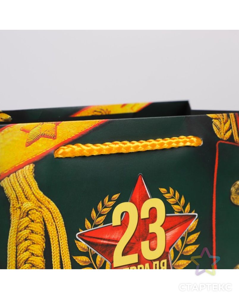 Пакет ламинированный горизонтальный «Для настоящего героя!», ML 23 × 27 × 11,5 см арт. СМЛ-190889-1-СМЛ0007112466 3