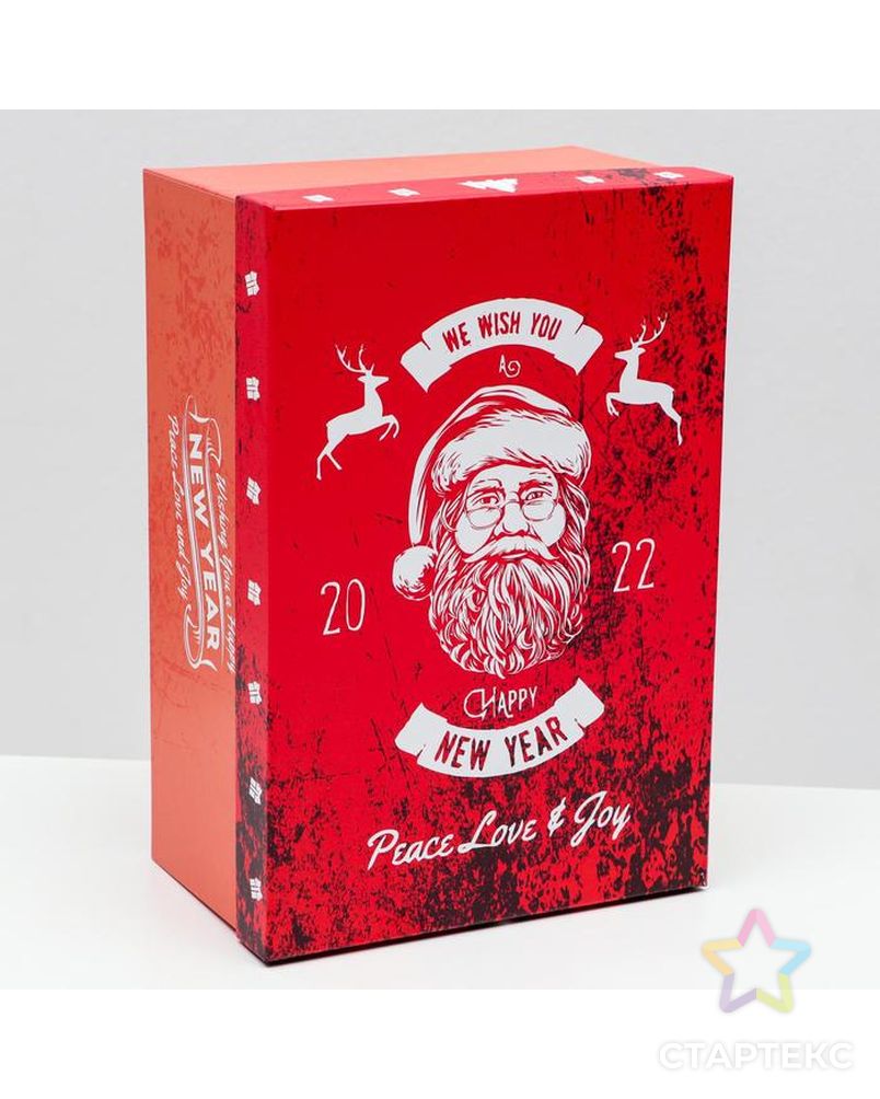 Подарочная коробка "Санта", 26 х 17 х 11 см арт. СМЛ-161601-1-СМЛ0007114170 1