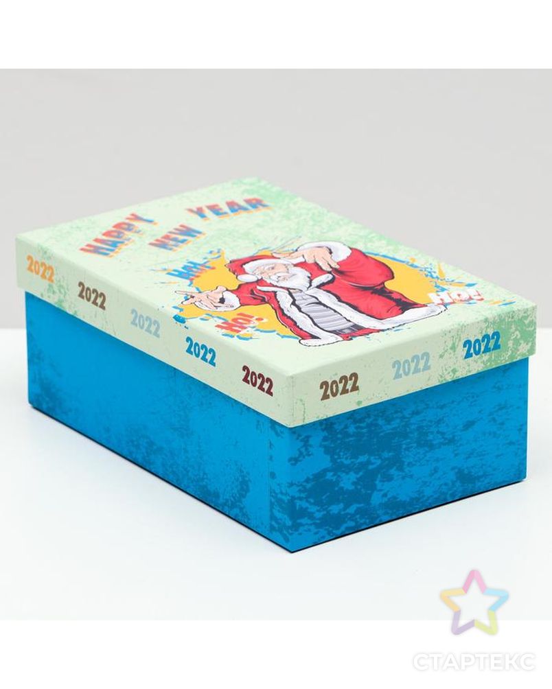 Подарочная коробка "Санта", 17,5 х 11 х 7 см арт. СМЛ-161605-1-СМЛ0007114174 2