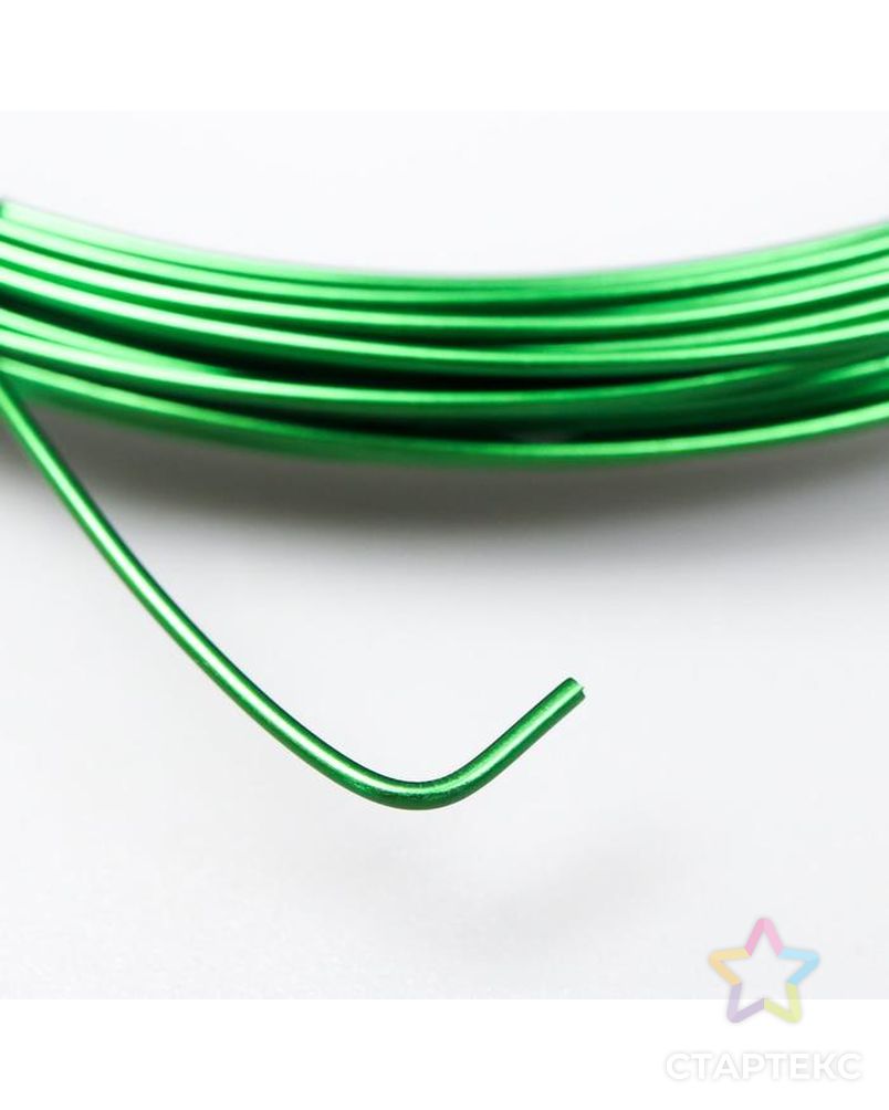Проволока для рукоделия "Астра" 1 мм, 10 м, зелёный арт. СМЛ-160452-1-СМЛ0007118986 2