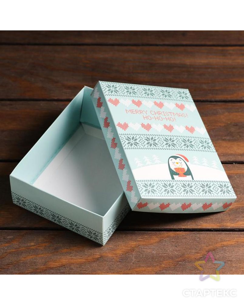 Подарочная коробка сборная "В праздник с любовью", 16,5 х 12,5 х 5,2 см арт. СМЛ-167797-1-СМЛ0007119667 3