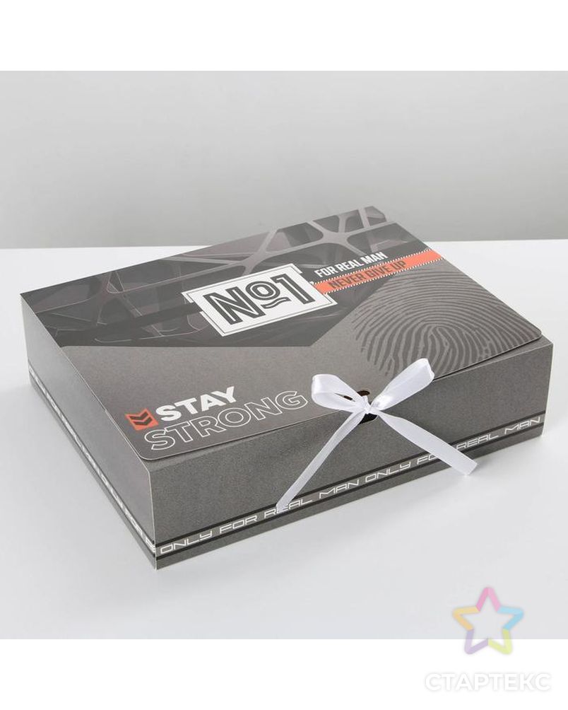 Коробка складная подарочная «№1», 31 × 24,5 × 9 см арт. СМЛ-170304-1-СМЛ0007120074 1