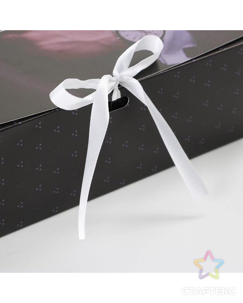 Коробка складная подарочная «Джентельмен», 31 × 24,5 × 9 см арт. СМЛ-170306-1-СМЛ0007120076 2