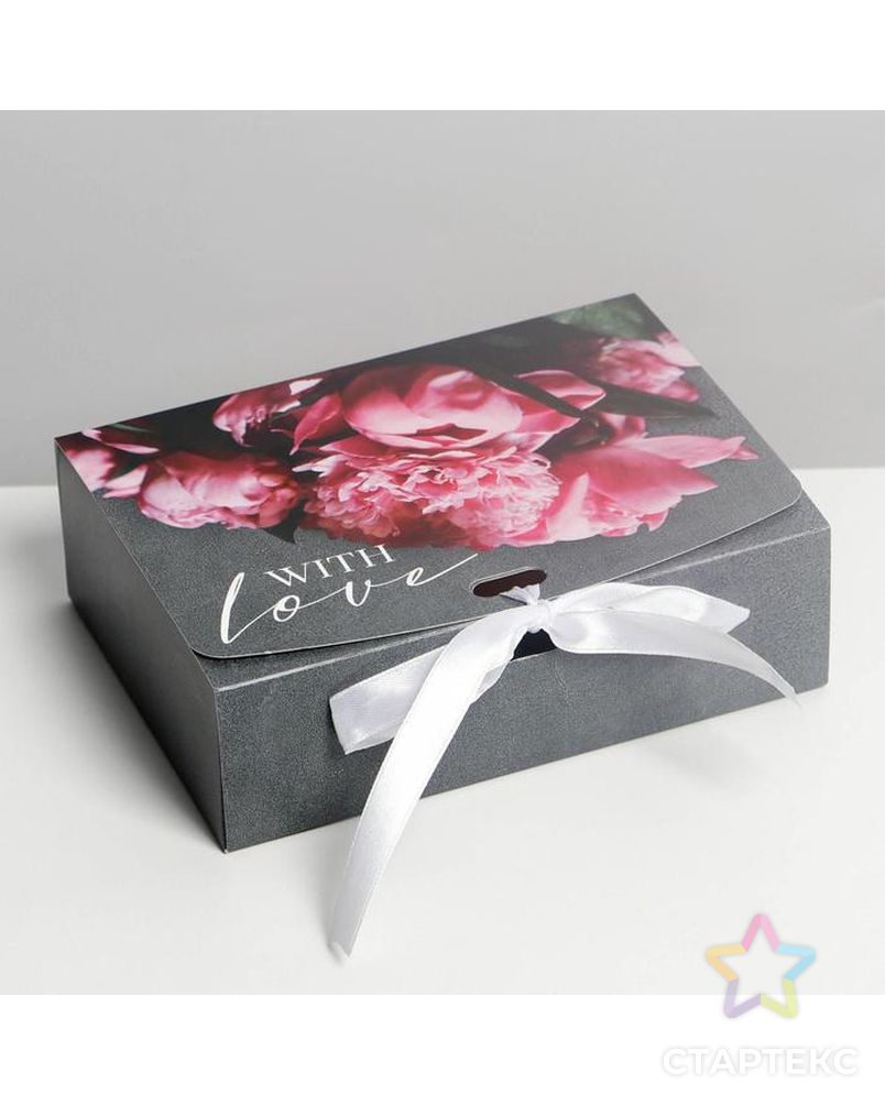 Коробка складная подарочная «Present», 16.5 × 12.5 × 5 см арт. СМЛ-168159-1-СМЛ0007120104 1