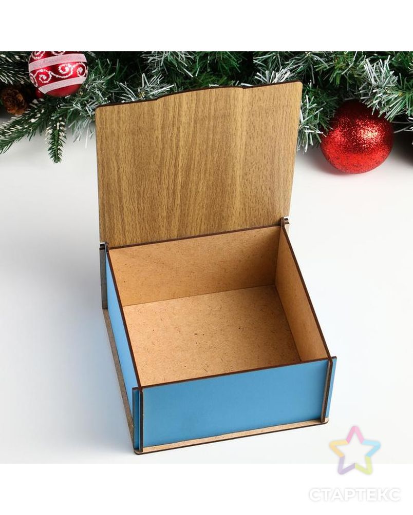 Коробка подарочная "Дед Мороз. С Новым Годом" арт. СМЛ-168175-1-СМЛ0007121620 3