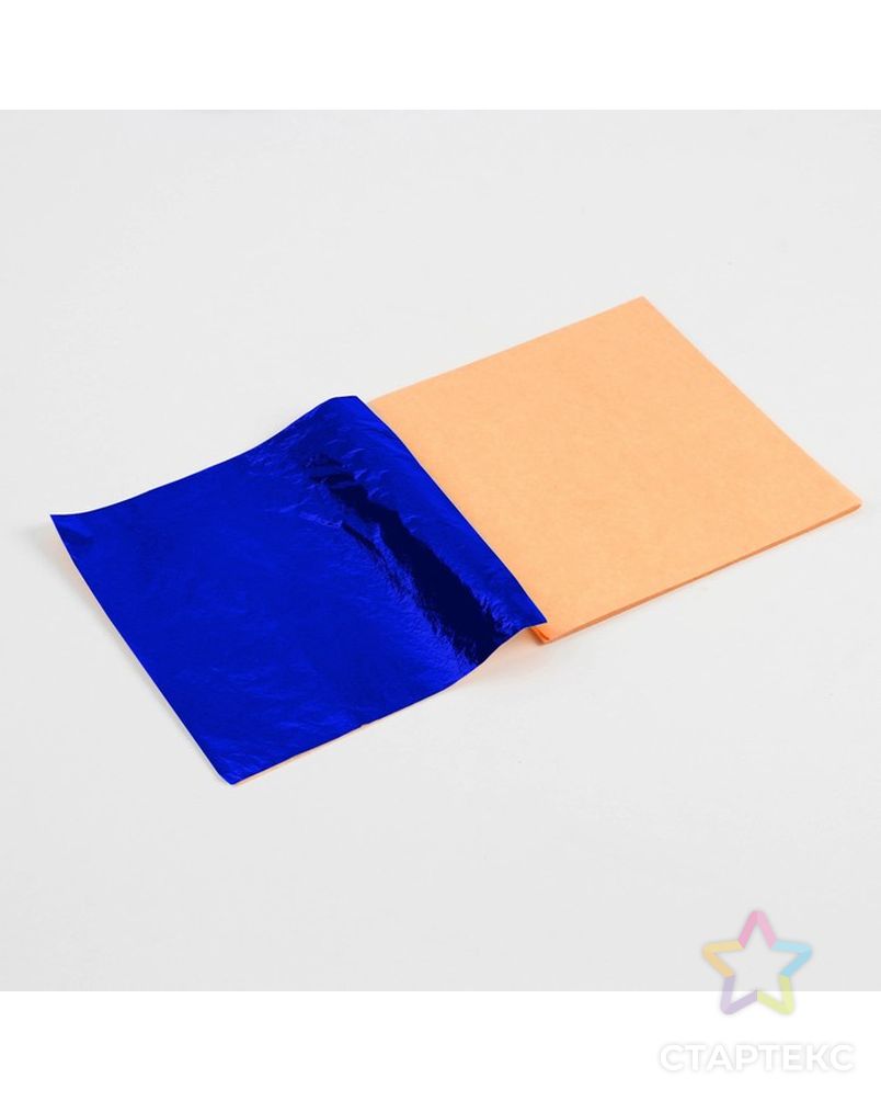 Листы потали в конверте8*8,5 см 10 листов, цвет синий арт. СМЛ-218759-1-СМЛ0007134931