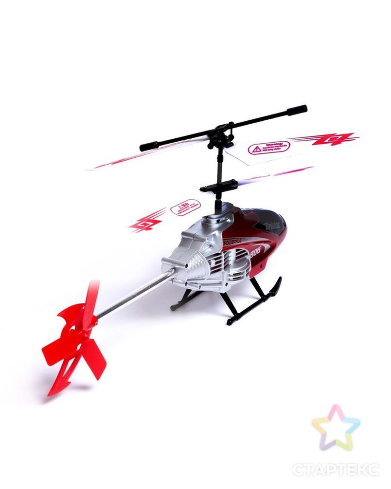 Вертолёт радиоуправляемый SKY, со световыми эффектами, цвет красный арт. СМЛ-211591-1-СМЛ0007137048 3