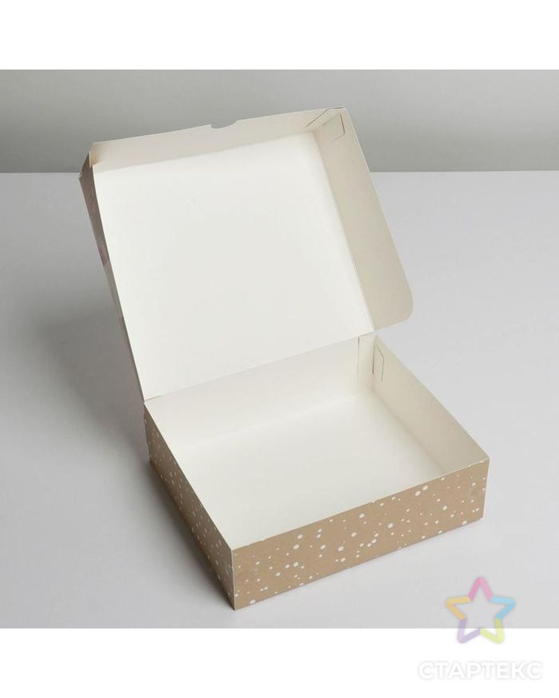Коробка для кондитерских изделий  «Поздравляю с 8 марта», 17 × 20 × 6 см арт. СМЛ-184721-1-СМЛ0007150216 2