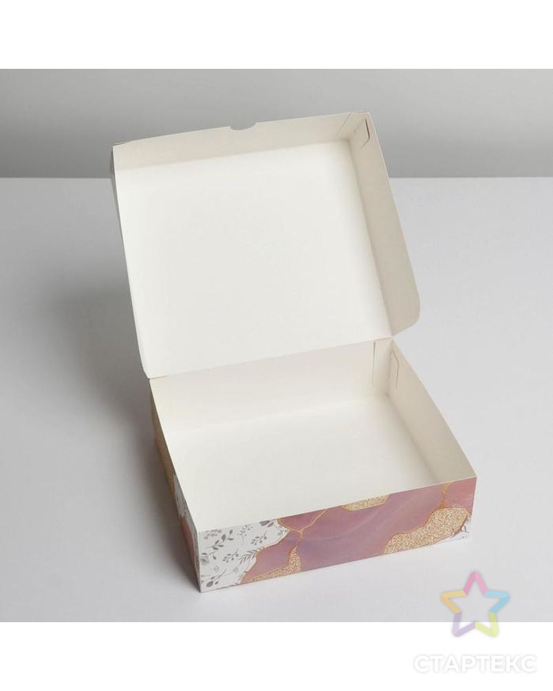 Коробка для кондитерских изделий  Wonderful, 17 × 20 × 6 см арт. СМЛ-184722-1-СМЛ0007150217 2