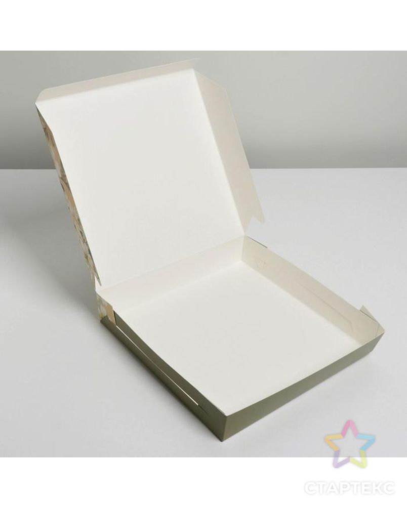 Коробка складная With love, 25 × 25 × 4,5 см арт. СМЛ-184733-1-СМЛ0007150230 2