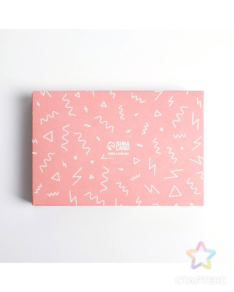 Коробка для кондитерских изделий Love, 17 × 12 × 3 см арт. СМЛ-189597-1-СМЛ0007150240 5