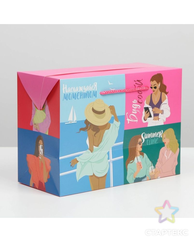 Пакет—коробка Dream, 28 × 20 × 13 см арт. СМЛ-225173-1-СМЛ0007150705 3