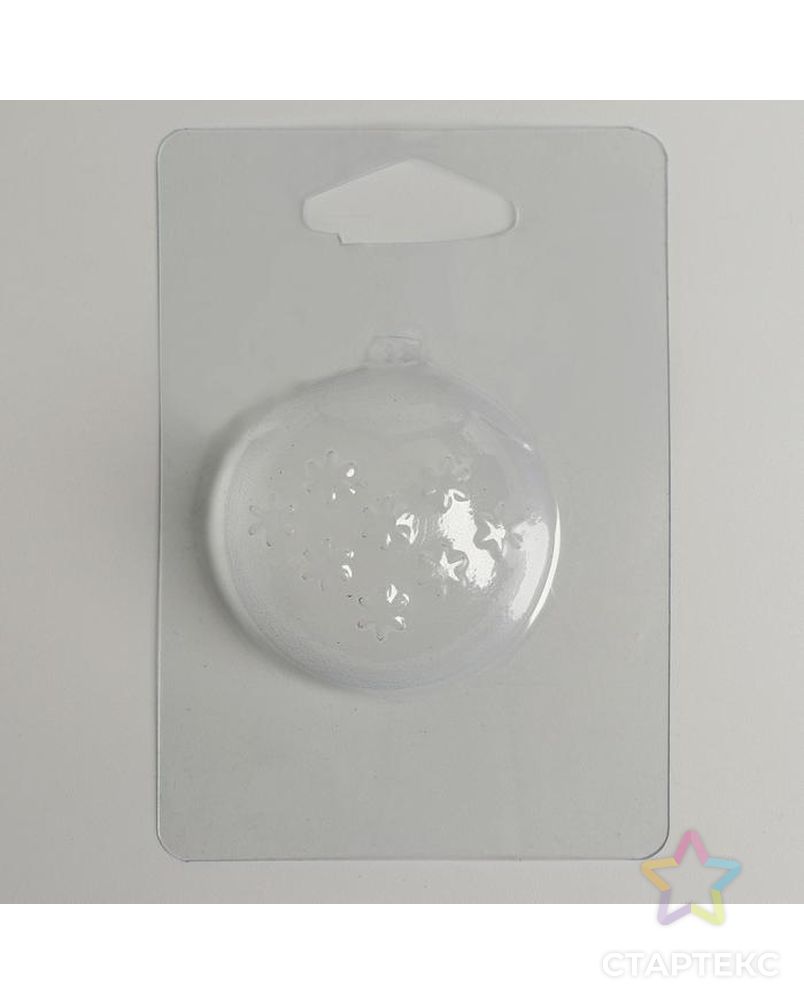 Пластиковая форма для мыла «Ёлочный шар» арт. СМЛ-184410-1-СМЛ0007153058 1