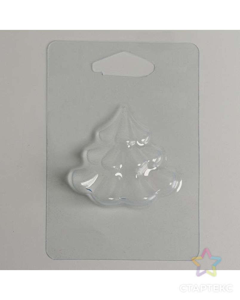 Пластиковая форма для мыла «Нарядная ёлочка» арт. СМЛ-184411-1-СМЛ0007153059 1