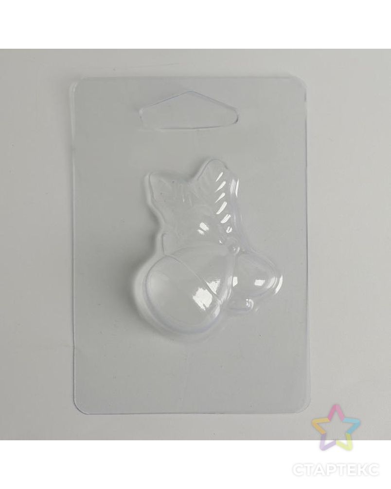 Пластиковая форма для мыла «Новогодний колокольчик» арт. СМЛ-184420-1-СМЛ0007153068 1