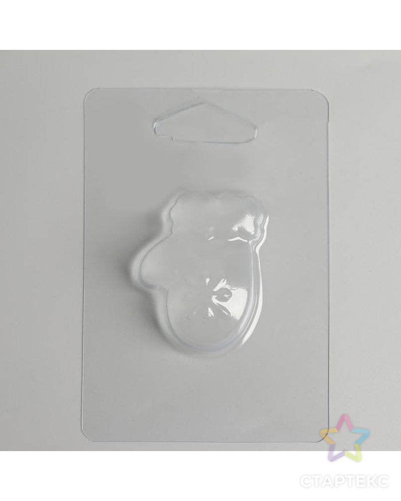 Пластиковая форма для мыла «Варежка» арт. СМЛ-184422-1-СМЛ0007153070 1