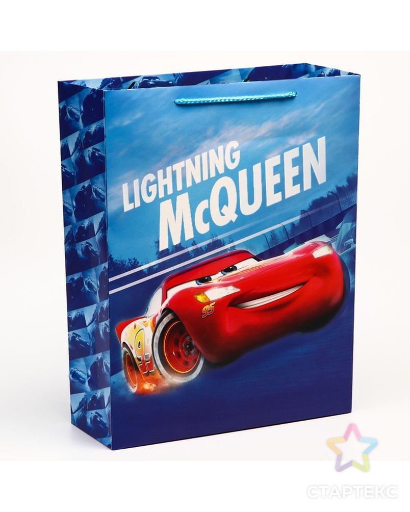 Пакет подарочный "McQueen", Тачки, 31х40х11,5 см арт. СМЛ-200210-1-СМЛ0007153497 1