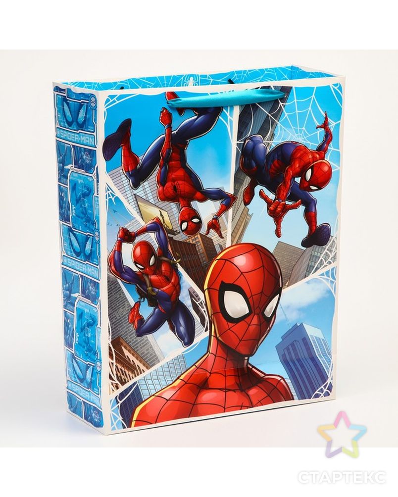 Пакет подарочный, Человек-паук, 31х40х11,5 см арт. СМЛ-200213-1-СМЛ0007153501 2