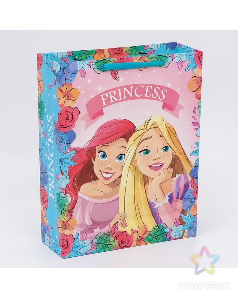 Пакет подарочный "Princess", Принцессы, 31х40х11,5 см арт. СМЛ-214563-1-СМЛ0007153507 2