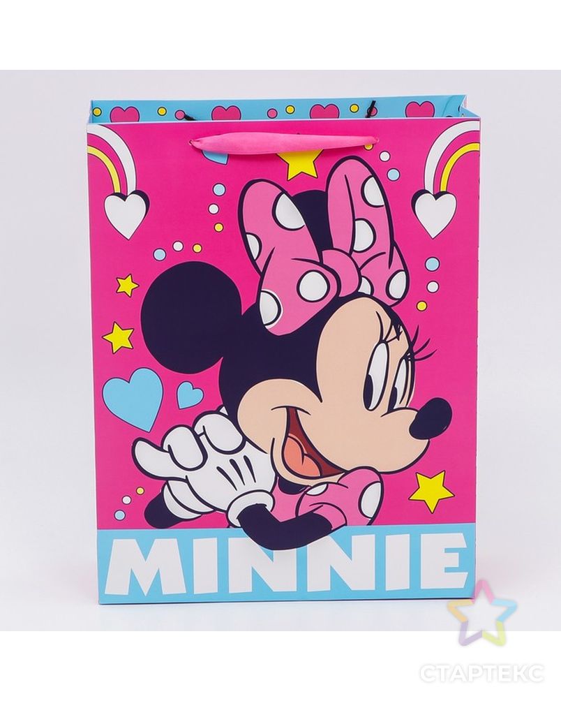 Пакет подарочный "Minnie", Минни Маус, 31х40х11,5 см арт. СМЛ-214564-1-СМЛ0007153510 2