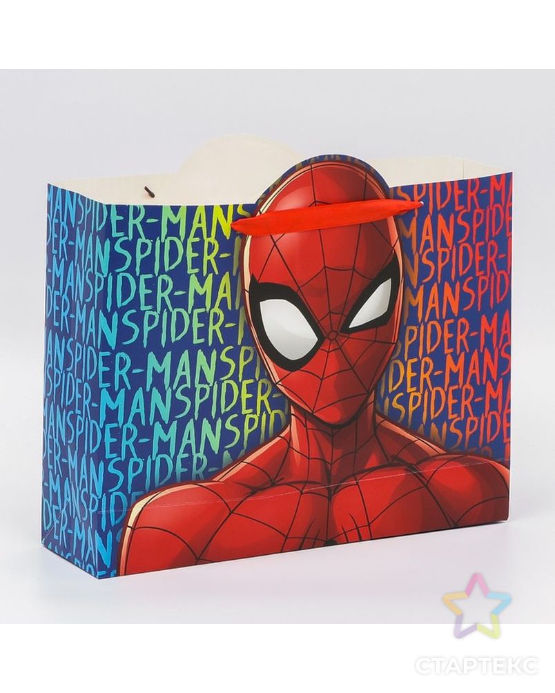 Пакет подарочный "Spider-man", Человек-паук, 40х31х11,5 см арт. СМЛ-213753-1-СМЛ0007153515 2