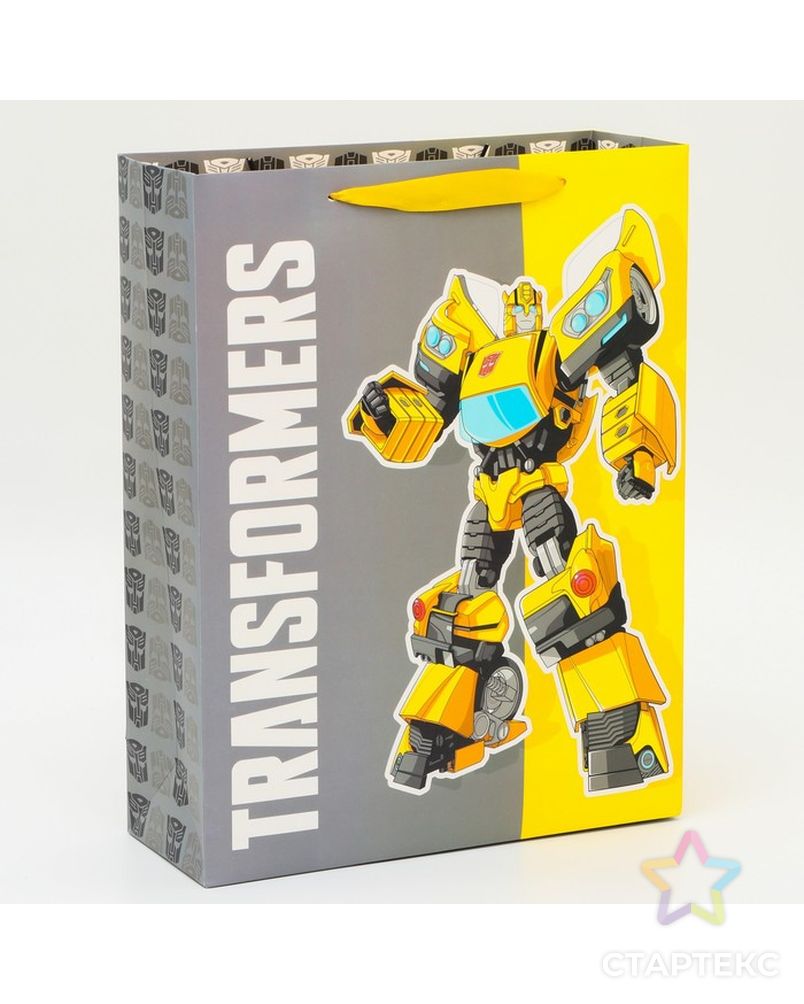 Пакет подарочный "Transformers", Трансформеры, 31х40х11,5 см арт. СМЛ-219104-1-СМЛ0007153525 2