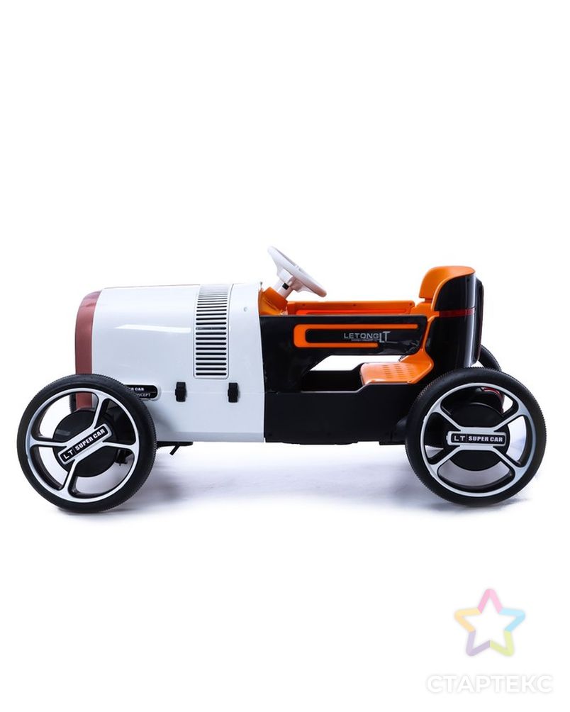 Электромобиль "Ретро", 2 мотора, цвет оранжевый арт. СМЛ-194732-1-СМЛ0007163360 2