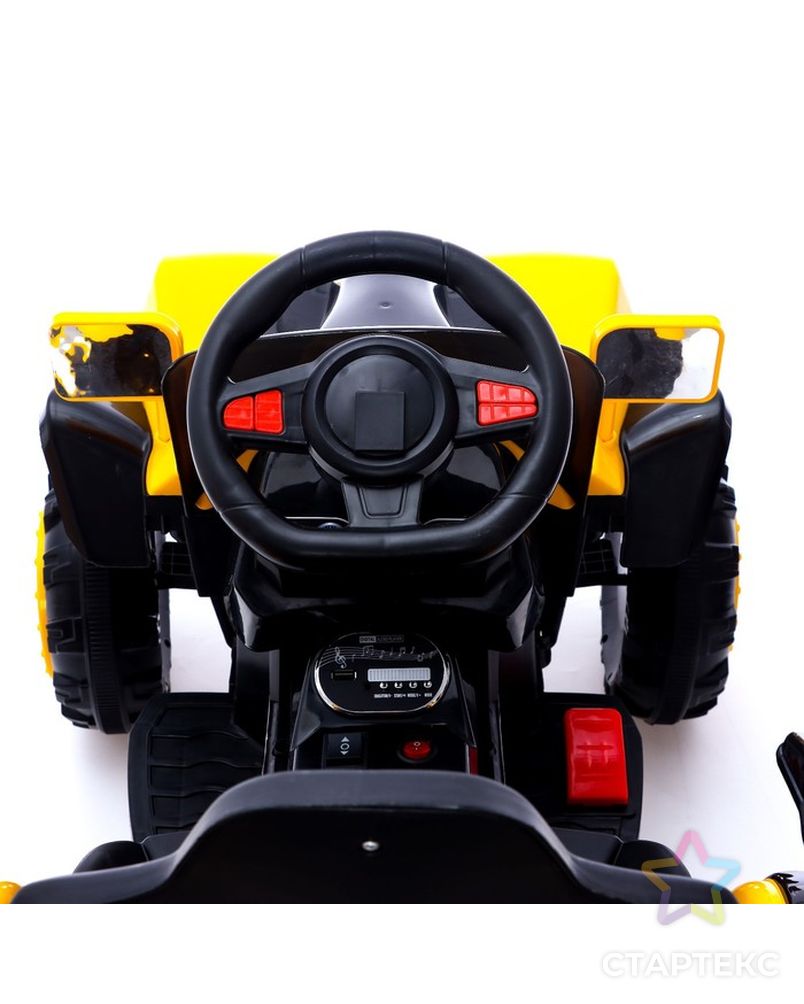 Электромобиль "Квадроцикл", радиоуправление, 2 мотора, цвет желтый арт. СМЛ-194734-1-СМЛ0007163363 5