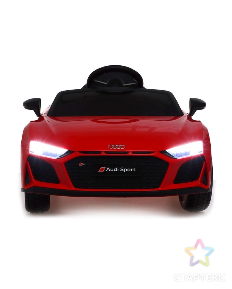 Электромобиль AUDI R8 SPYDER, EVA колеса, кожаное сидение, цвет красный арт. СМЛ-224652-1-СМЛ0007167089 9