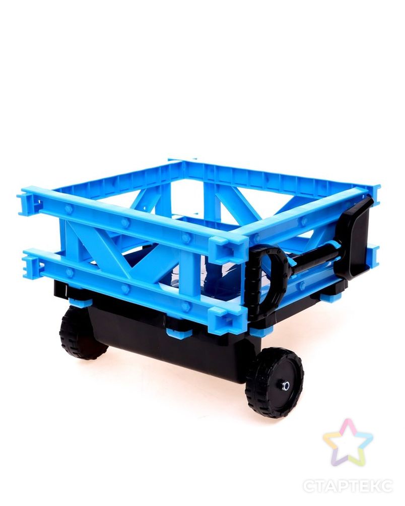 Электромобиль "Трактор", с прицепом, цвет синий арт. СМЛ-225010-1-СМЛ0007167104 10
