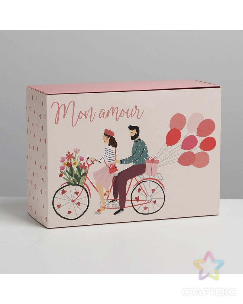 Коробка складная «Любовь», 20 × 15 × 8 см арт. СМЛ-193701-2-СМЛ0007182188 2
