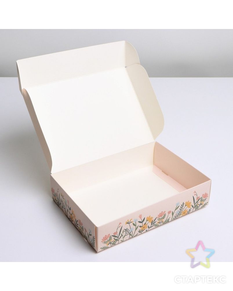 Коробка складная «Будь счастлива», 21 × 15 × 5 см арт. СМЛ-197611-1-СМЛ0007182212 3
