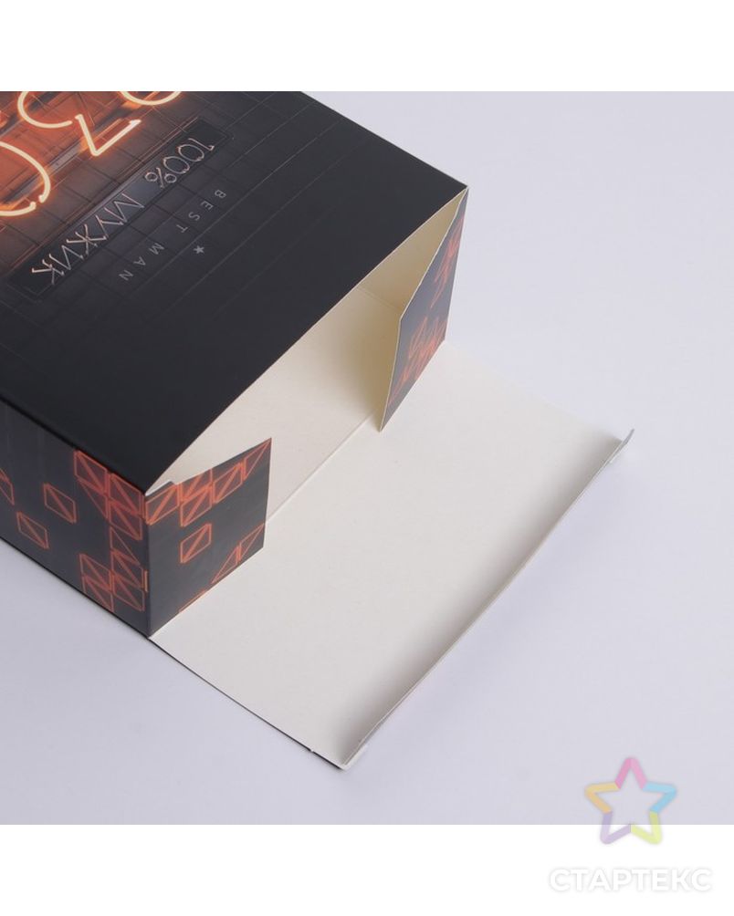 Коробка складная «23.02», 16 × 23 × 7.5 см арт. СМЛ-200041-1-СМЛ0007182218 3