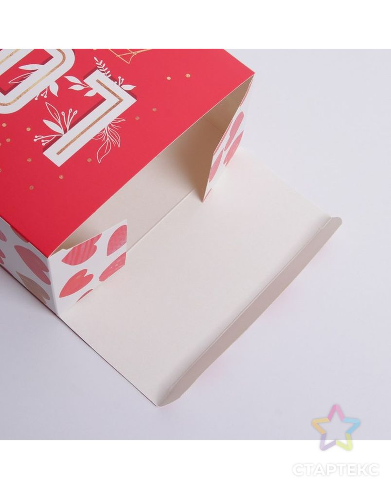 Коробка складная «Любовь», 16 × 23 × 7.5 см арт. СМЛ-200042-1-СМЛ0007182225 3