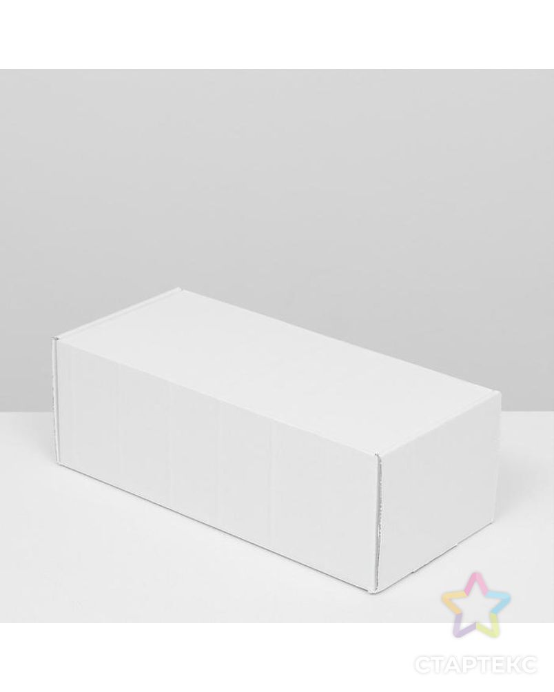 Коробка самосборная, без окна, белая, 16 х 35 х 12 см арт. СМЛ-185433-1-СМЛ0007182353 2
