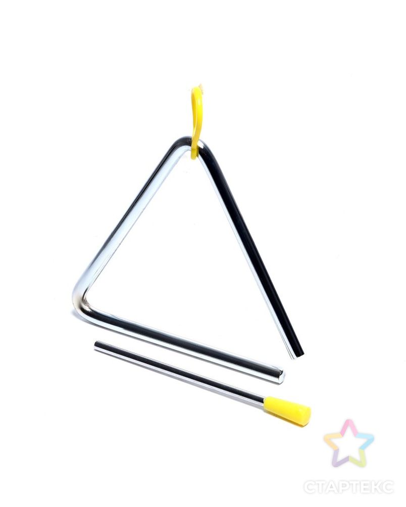 Игрушка музыкальная "Треугольник", 14 см. арт. СМЛ-219790-1-СМЛ0007261500 1