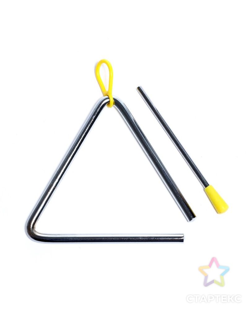 Игрушка музыкальная "Треугольник", 14 см. арт. СМЛ-219790-1-СМЛ0007261500 2