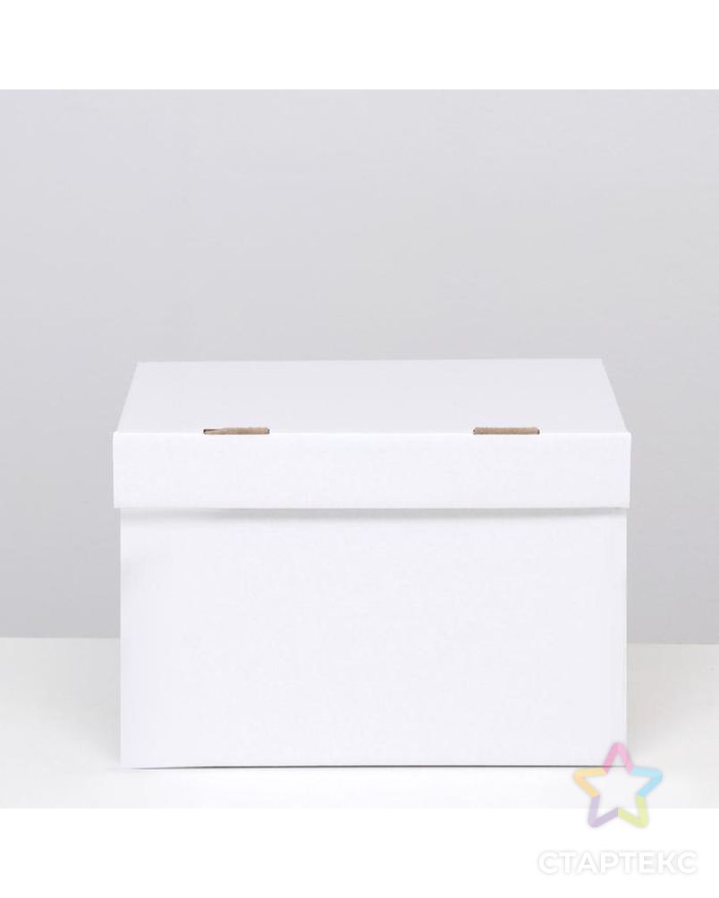 Коробка(ящик) для хранения "А4", белая, 32,5 x 23,5 x 23,5 арт. СМЛ-172576-1-СМЛ0007261905 2