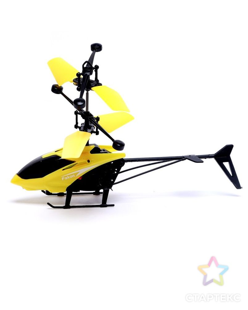 Вертолет "Прогулочный", свет, USB, цвет желтый арт. СМЛ-216680-1-СМЛ0007263120 2