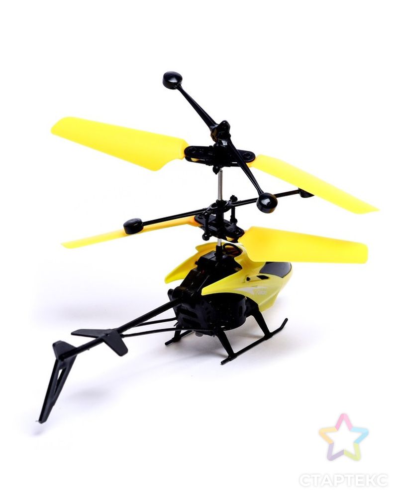 Вертолет "Прогулочный", свет, USB, цвет желтый арт. СМЛ-216680-1-СМЛ0007263120 3