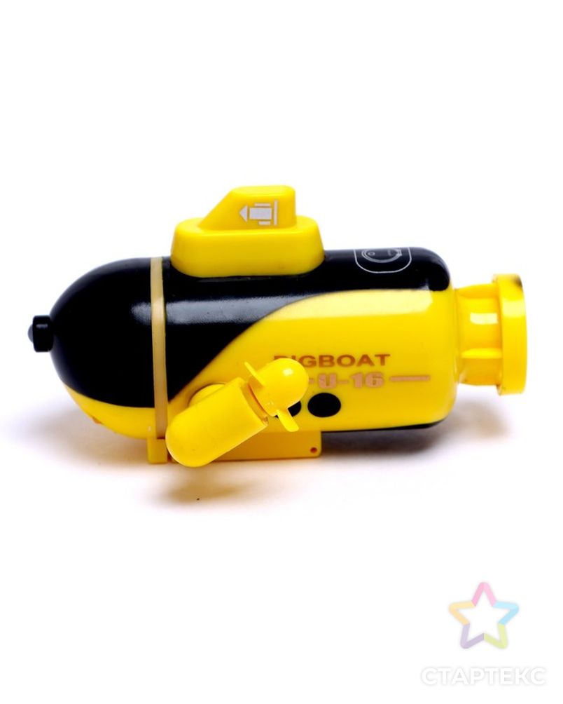 Подводная лодка радиоуправляемая "Батискаф", световые эффекты, цвет желтый арт. СМЛ-216681-1-СМЛ0007263121 2