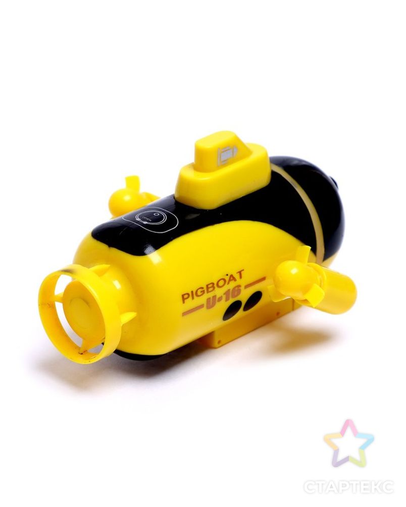 Подводная лодка радиоуправляемая "Батискаф", световые эффекты, цвет желтый арт. СМЛ-216681-1-СМЛ0007263121 3