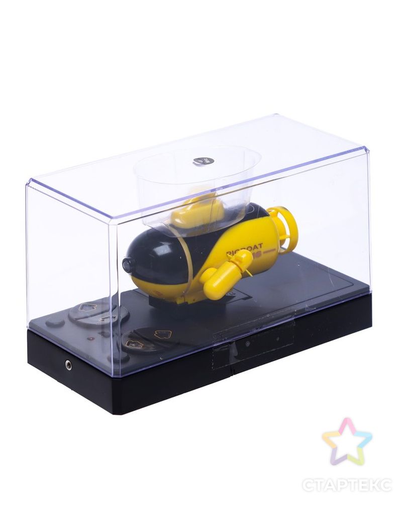 Подводная лодка радиоуправляемая "Батискаф", световые эффекты, цвет желтый арт. СМЛ-216681-1-СМЛ0007263121 4
