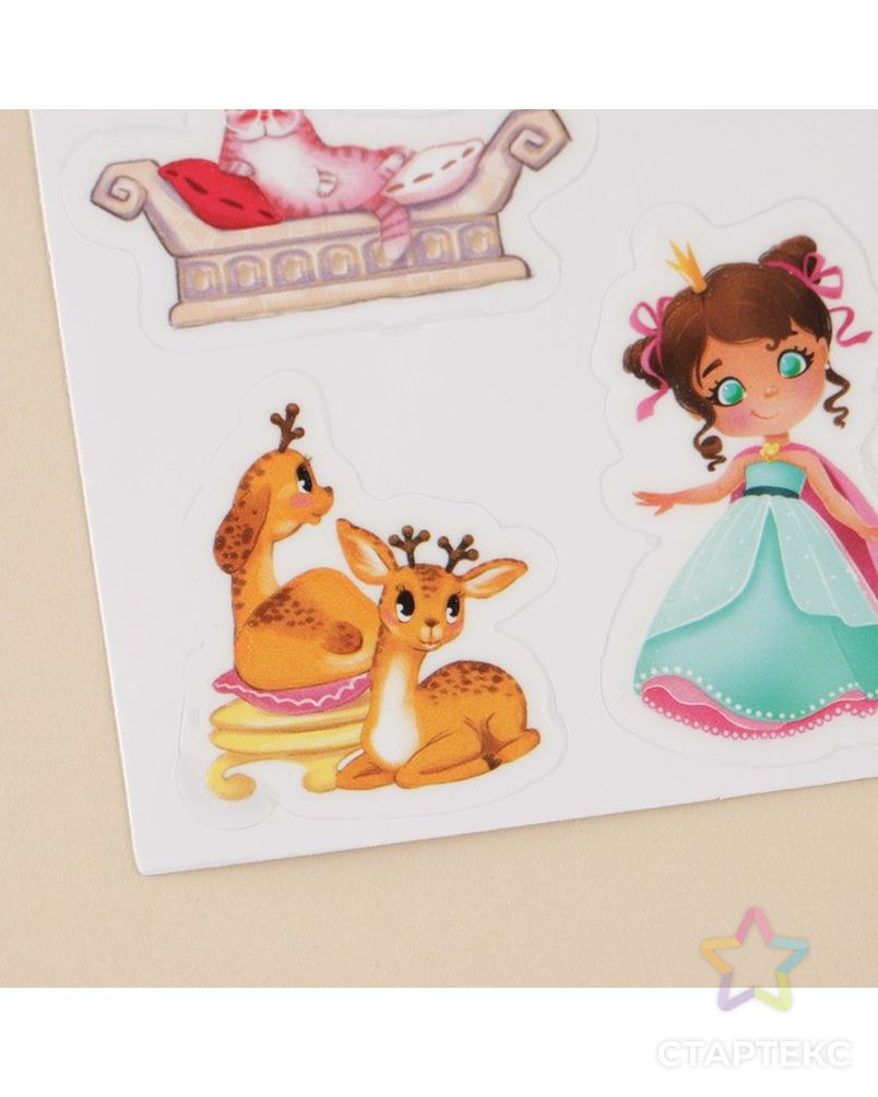Наклейка со светящимся слоем «Принцесса», 11 × 16 см арт. СМЛ-221605-1-СМЛ0007293406 3