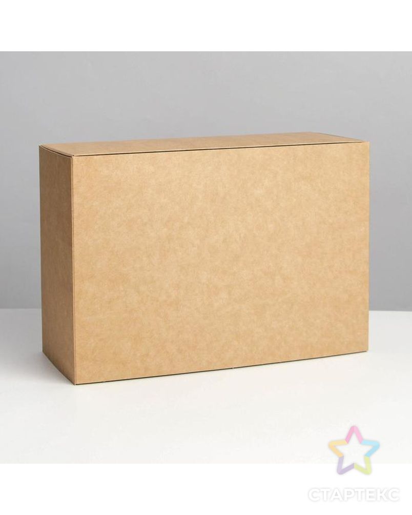 Коробка складная крафтовая 25 х 18 х 10 см арт. СМЛ-187080-1-СМЛ0007302882 2
