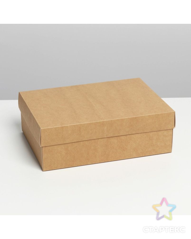 Коробка складная крафтовая 21 х 15 х 7 см арт. СМЛ-202054-1-СМЛ0007302907 1