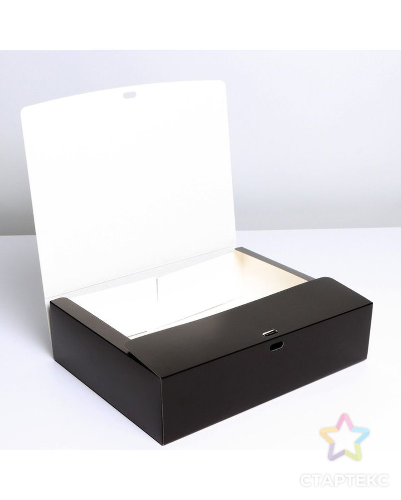 Коробка складная «Черная», 20 х 18 х 5 см арт. СМЛ-188709-3-СМЛ0007303221 3